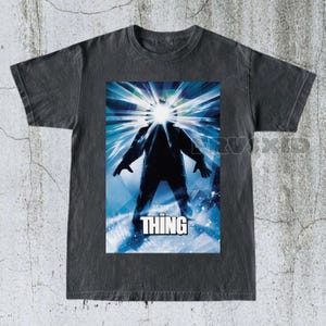 The Thing 1982 Shirt, John Carpenter Tee, Horror Movie Shirt, Sci-Fi Film T-Shirt, Vintage Inspired, Collector&#39;s Gift, Movie Buff MN82
