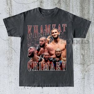 Khamzat Chimaev Shirt, UFC Fighter Tee, MMA Fan Apparel, Fight Night T-shirt, Gym Workout, Martial Arts Gift, Gift for Him MN83