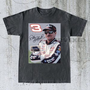 Dale Earnhardt Shirt, NASCAR Legend Tee, Racing Fan Gift, Vintage Race T-shirt, Motorsports Apparel, Collectible Memorabilia MN18
