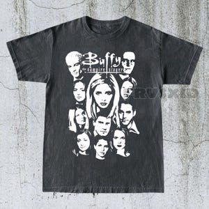 Camiseta de Buffy la Cazavampiros, Camiseta de Cazavampiros, Regalo para fans de Buffy, Merchandising de la serie, Camiseta de Buffy, Ropa de cultura pop, Top unisex MN09