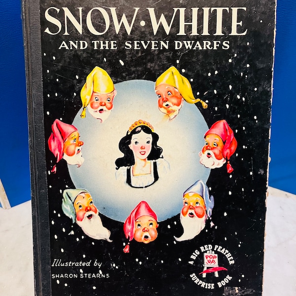 Vintage 1950 Snow White and the Seven Dwarfs - Pop Up Book - Collectible - Disney - Ephemera