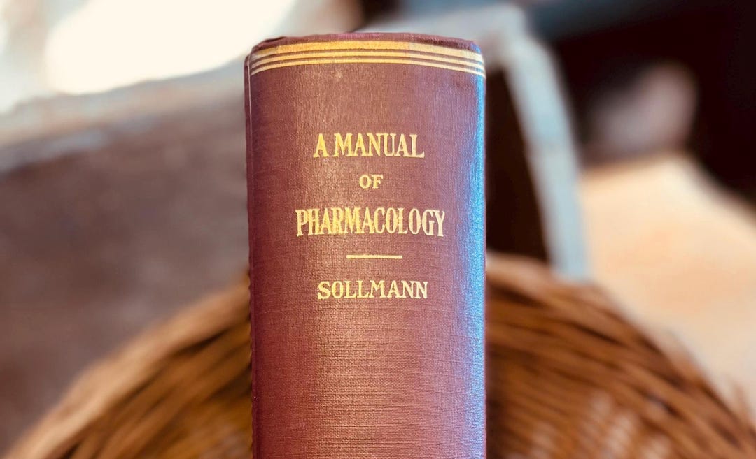 1937 A Manual of Pharmacology Textbook – Vintage Medical Collector - Etsy