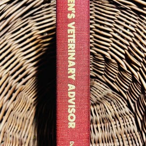 1975 Horsemen’s Veterinary Advisor Book - Joseph Davidson D.V.M. - with original dust jacket