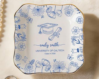 Porta-joias de formatura, presente de formatura para ela, presente para a turma de 2026, presente para a filha que se forma, formatura da faculdade, porta-joias personalizado