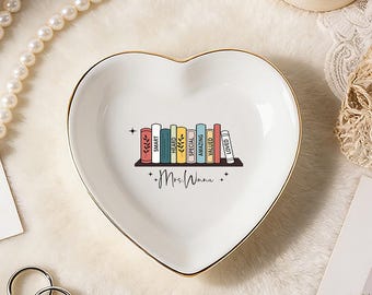 Custom Autism Teacher LOVE Trinket Dish Custom Thank You Gifts, Thank You Keepsake, Teacher Gift, Special Education Teacher Gift