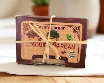 Jabón Beldi tradicional marroquí con aceite de argán: jabón exfoliante natural para hammam