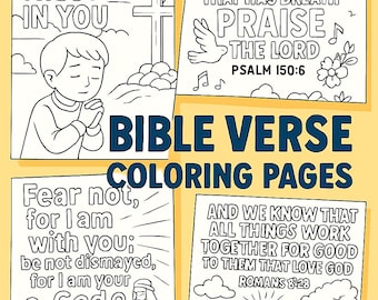 25 Bible Verse Coloring Pages
