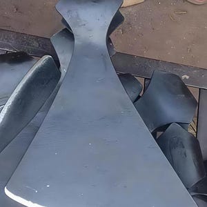 Hand-Forged High Carbon Steel Viking Axe Head DIY LARP Reenactment.