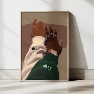 Black Queen Art Print: Melanin Magic, Afrocentric Home Decor (Digital Download)
