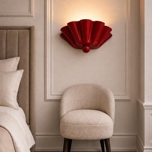 Fluted Wall Sconce – Modern Shell Design Decorative Wall Light