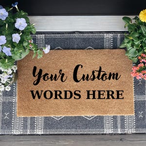 Custom Door mat, Custom Doormat, Personalized Door mat, Outdoor Door Mat, Customized Welcome Mat