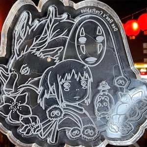 Anime Inspired Silicone Mold | Girl Dragon Spirit Resin Mold | UV and Epoxy Resin Keychain Charm Jewelry Mold | Unique Anime Resin Supplies