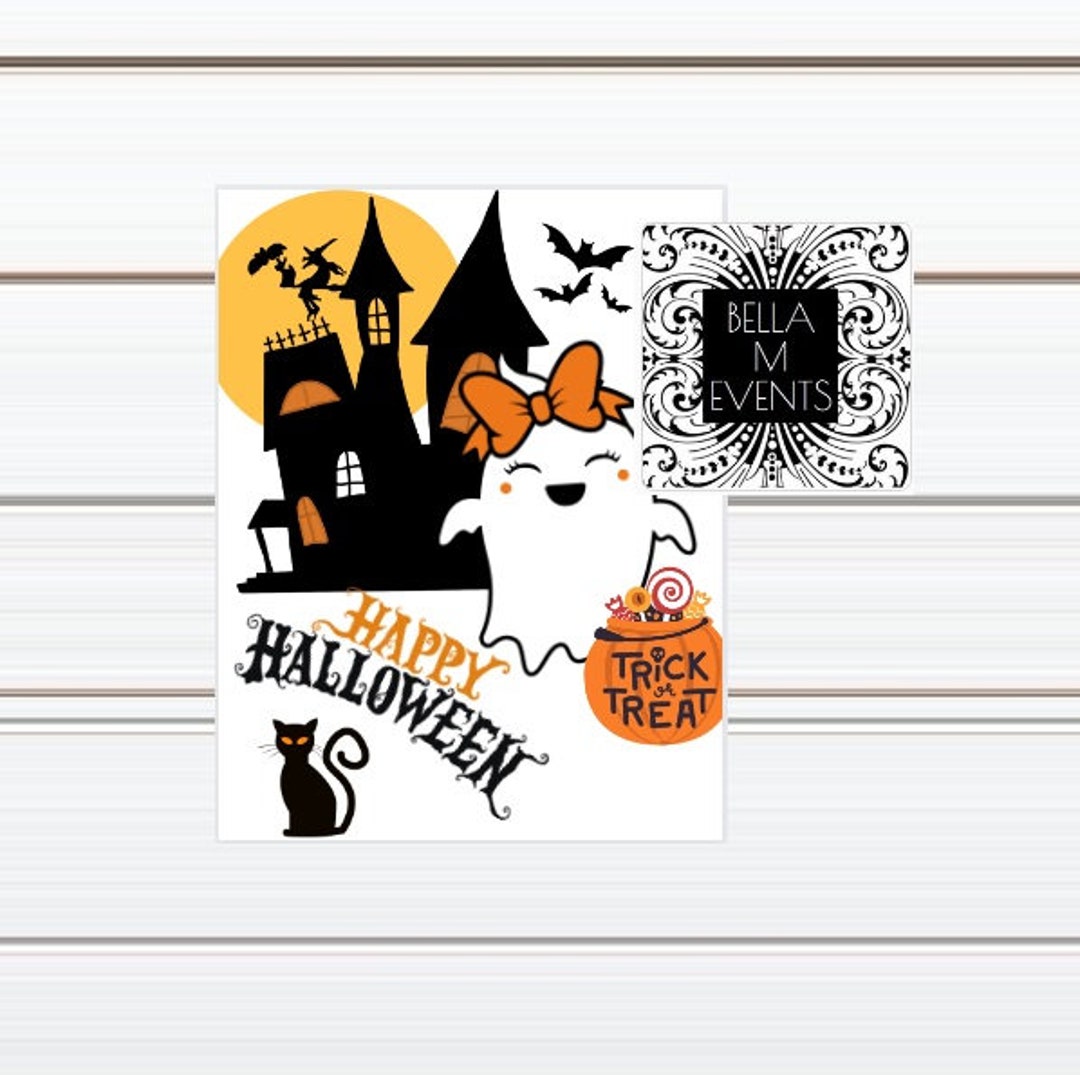 Happy Halloween Decor Printable Sign Etsy
