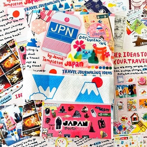 Japan Travel Journaling Ideas Zine | Japan Zine | Journaling Guide