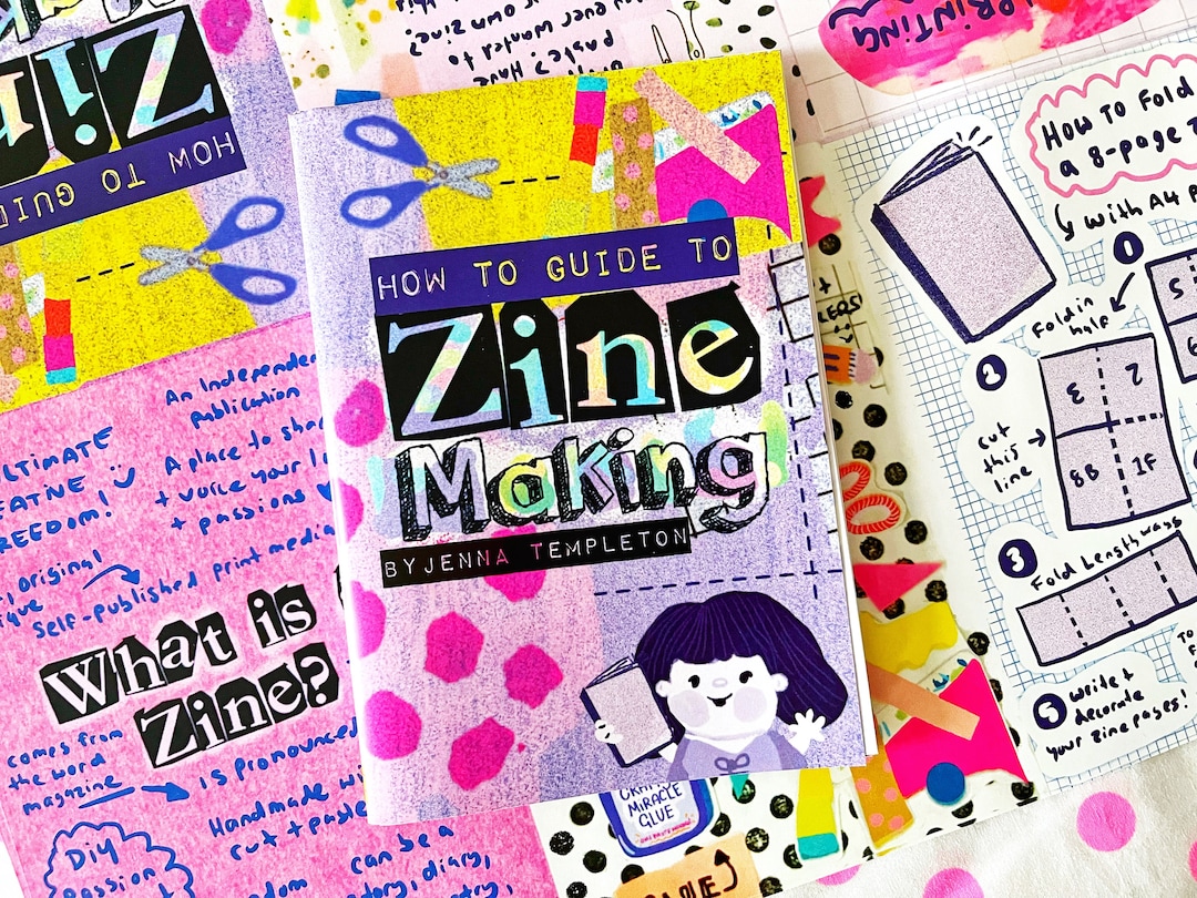 How to Guide to Zine Making Zine - Etsy