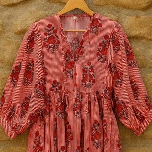 Cotton Dress for Women – Relaxed Fit, Soft and Breathable Long Maxi Dress Comfy Day wear Outfit