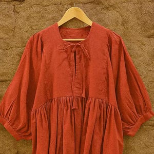 Organic Cotton Dress for Women – Relaxed Fit, Soft and Breathable Long Maxi Dress Comfy Day wear Outfit