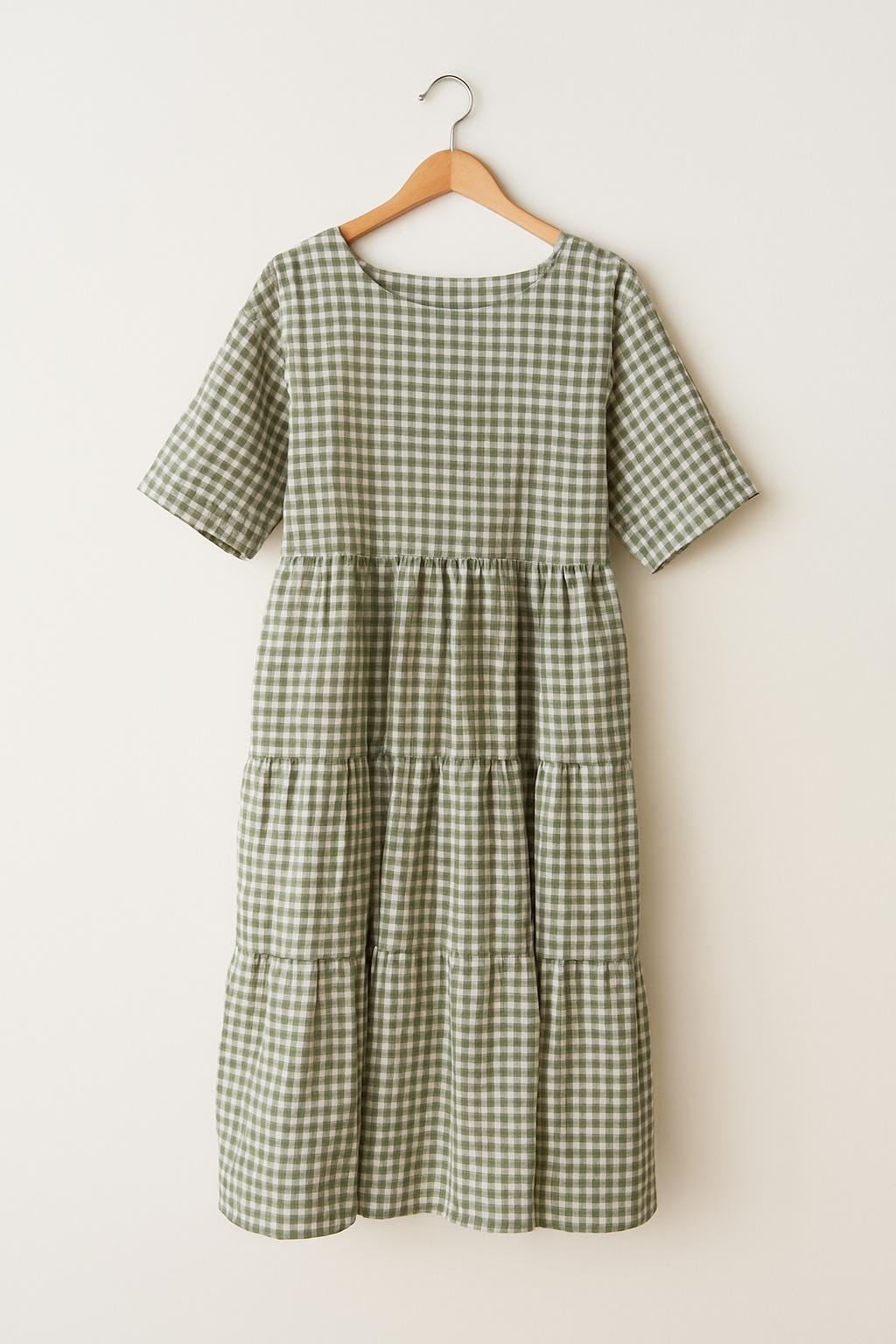 Green Gingham Dress Women - Etsy