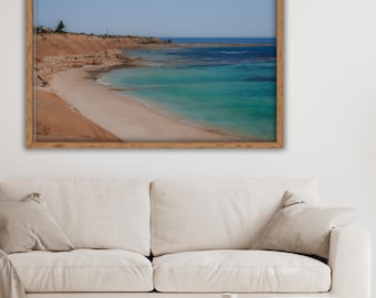 Calm Coastal Cliffs | Port Willunga Beach Photography | Printable Wall Art | Digital Download