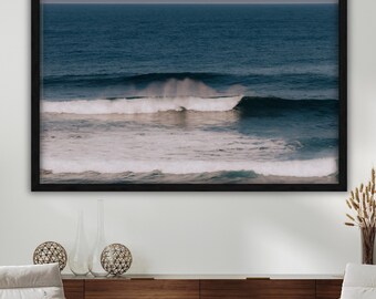 Printable Moody Beach Waves Photography | South Australian Coastal Wall Art | Digital Download