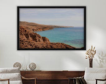 Golden Cliffs and Turquoise Waters | South Australian Coastal Photography | Printable Wall Art | Digital Download