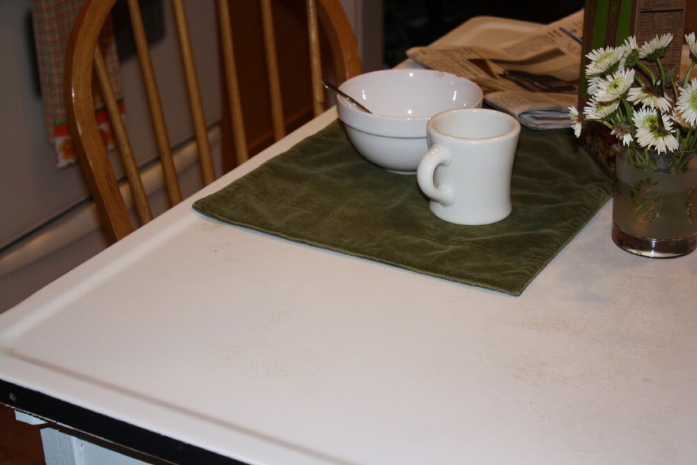 Vintage Enamel Top Kitchen Table Etsy