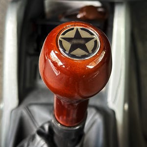 Fits Jeep Gear Shift Knob - Universal Wooden Shifter Knob