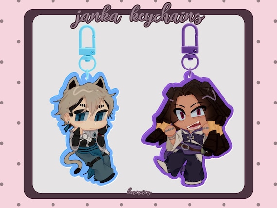 Jabber and Zanka Keychains! READ DESC! - Etsy