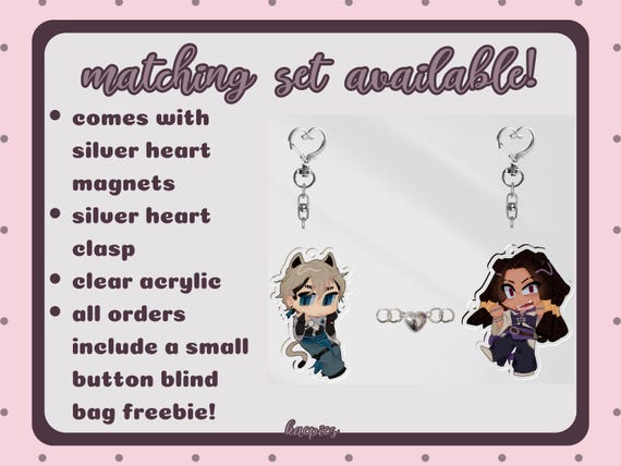 Jabber and Zanka Keychains! READ DESC! - Etsy