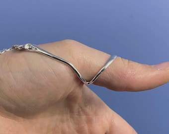 Férula MCP ajustable para pulgar: elegante anillo terapéutico para alivio de la artritis, protección de las articulaciones, recuperación de lesiones y soporte duradero para el pulgar.