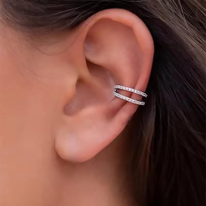 16G Titan Doppel Scharnier Hoop - Klappsegment Nasenring / Septum Clicker Ring / Knorpel Hoop / Helixohrring Hoop