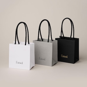 50 sacs en papier kraft crème certifiés FSC avec logo personnalisé Estsol CS-01 image 15