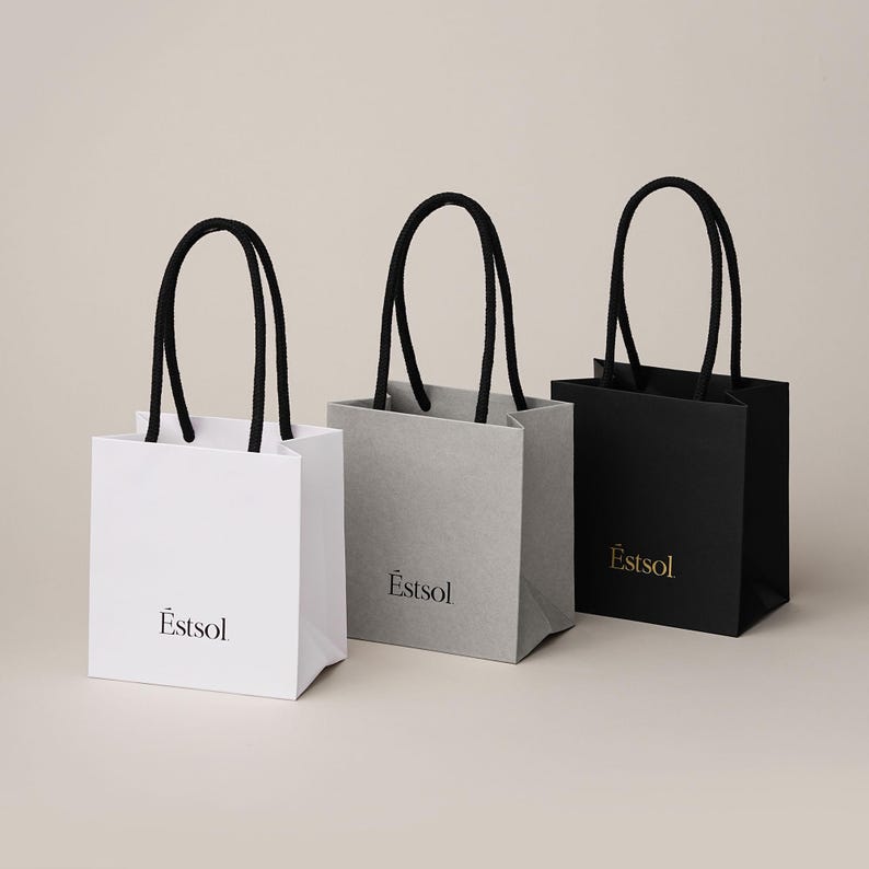 50 sacs en papier kraft crème certifiés FSC avec logo personnalisé Estsol CS-01 image 15