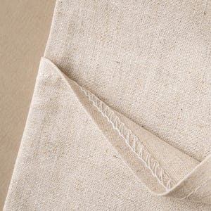 50pcs Linen Envelope Bag double Layer Custom logo with label, Jewelry pouch LIN-01 image 15