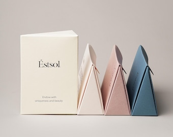 Estsol製折りたたみ式包装紙袋ボックス50個入り（CS-04）