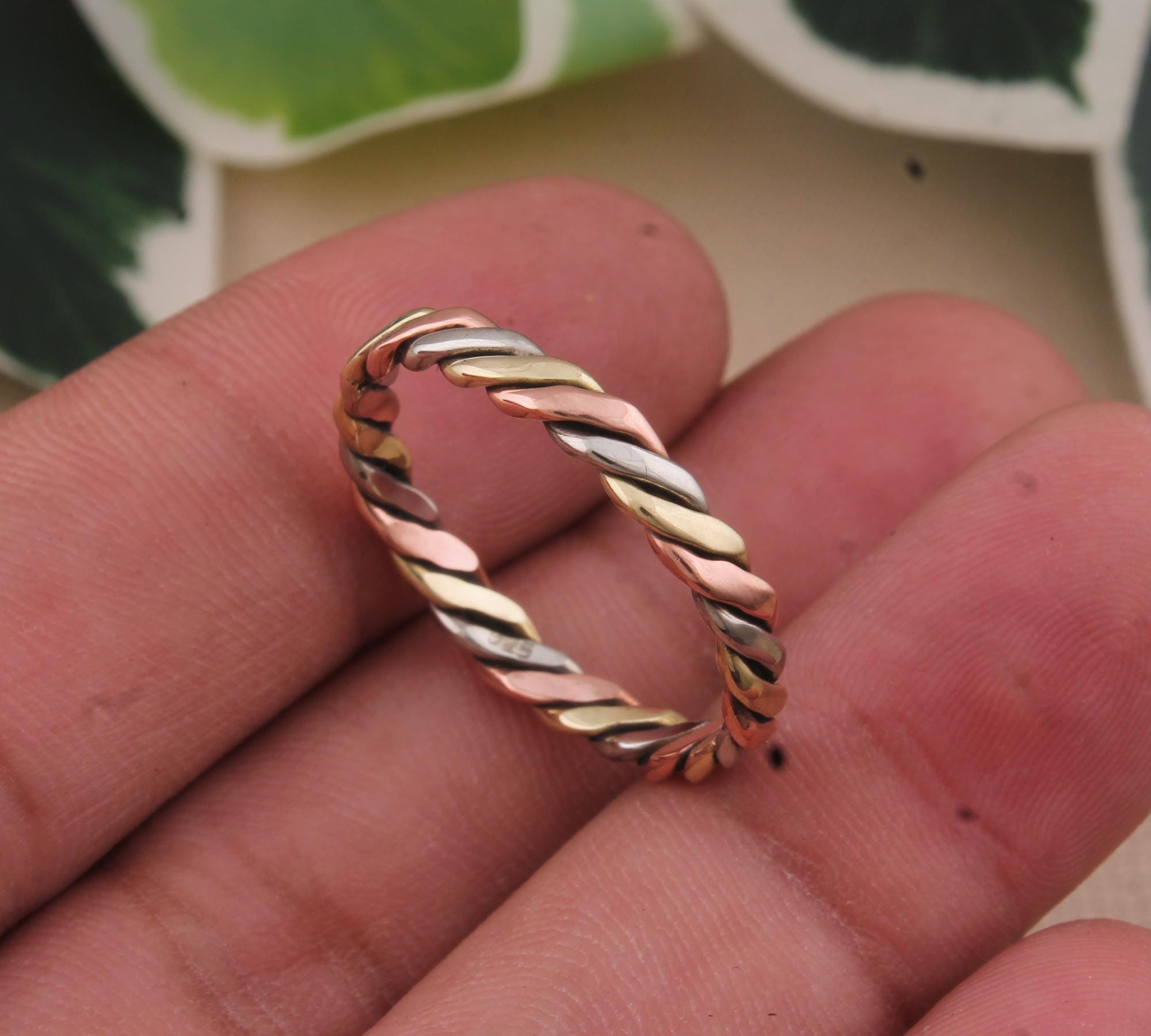 OX JEWELRY Three Color Triple RingSet19号 Color Three OX Set7号 Row 0