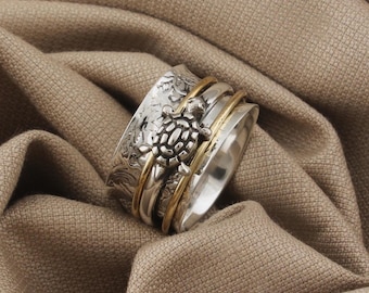 Luck Power Tortoise Kuber Ring Turtle, Ring ,tortoise Cartilage
