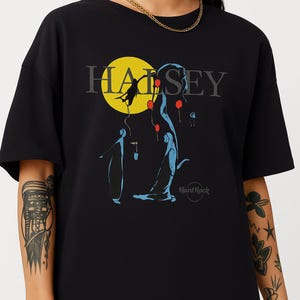 Halsey Surreal Art Tee – Abstract Balloon Moon Shirt – Dark Indie Aesthetic