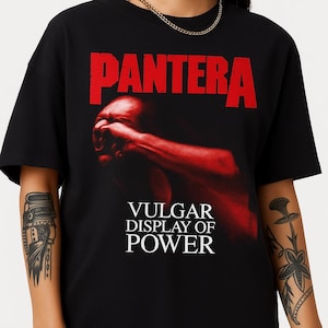 Pantera Vulgar Display of Power T-Shirt: Thrash Metal Band Tee