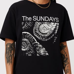 The Sundays Band T Shirt, Indie Rock Alternative Graphic Tee, 90s Britpop Concert Fan Merch