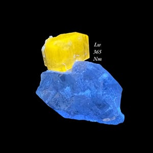 Fluorescerande apatit extremt attraktiv kristall på kvartsmatris litet prov: 4 gm 20 mm