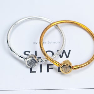 Pandora Moments crown Bracelet,Delicate Bangle for Women, S925 silver bracelet, Simple Bracelet,Gift,Pandora charm bracelet