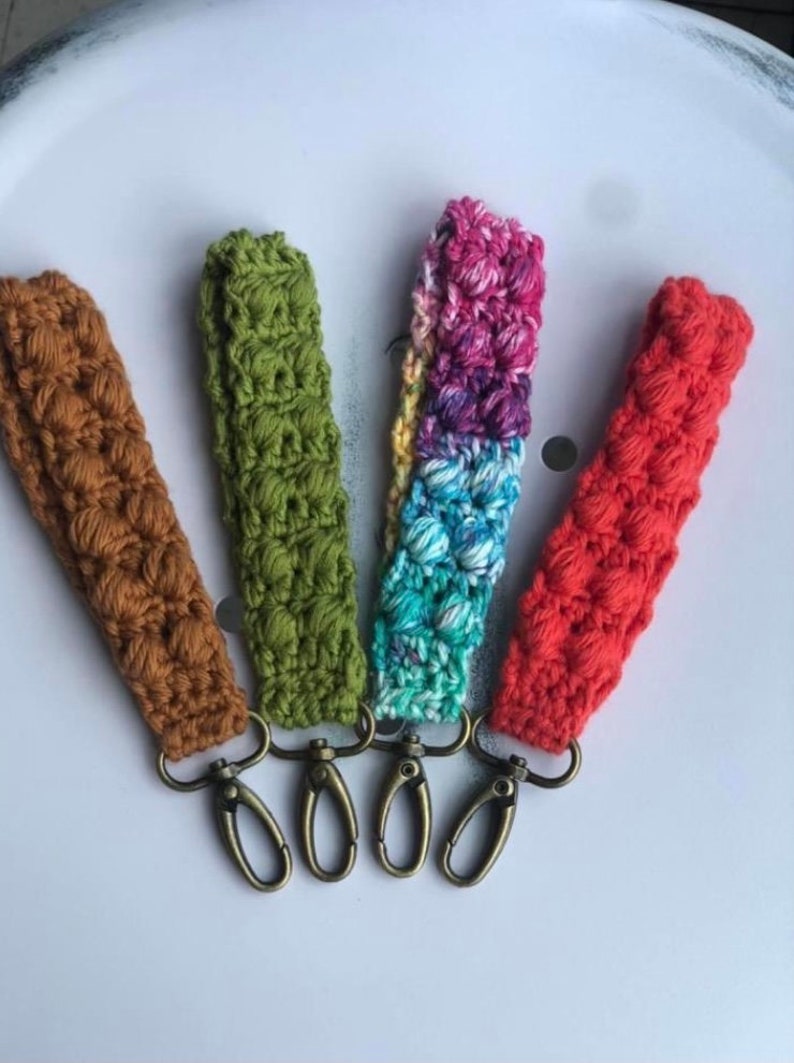 Boho Crochet Keychain PDF Pattern Etsy