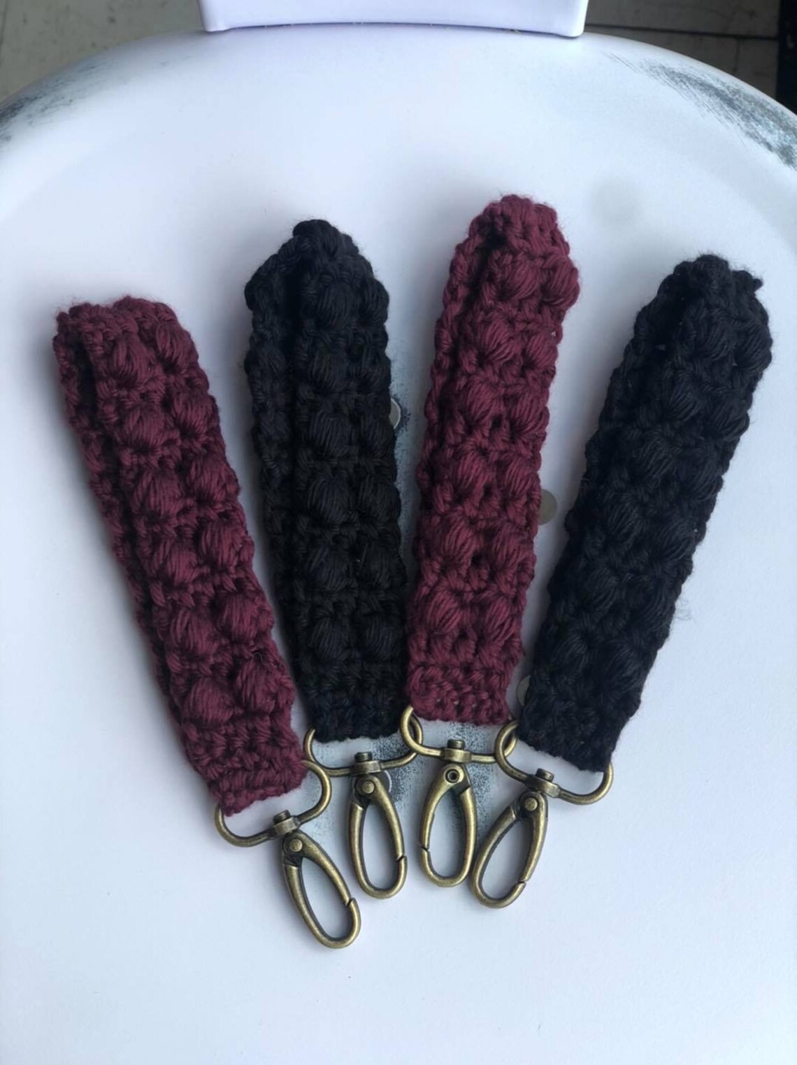 Boho Crochet Keychain PDF Pattern Etsy