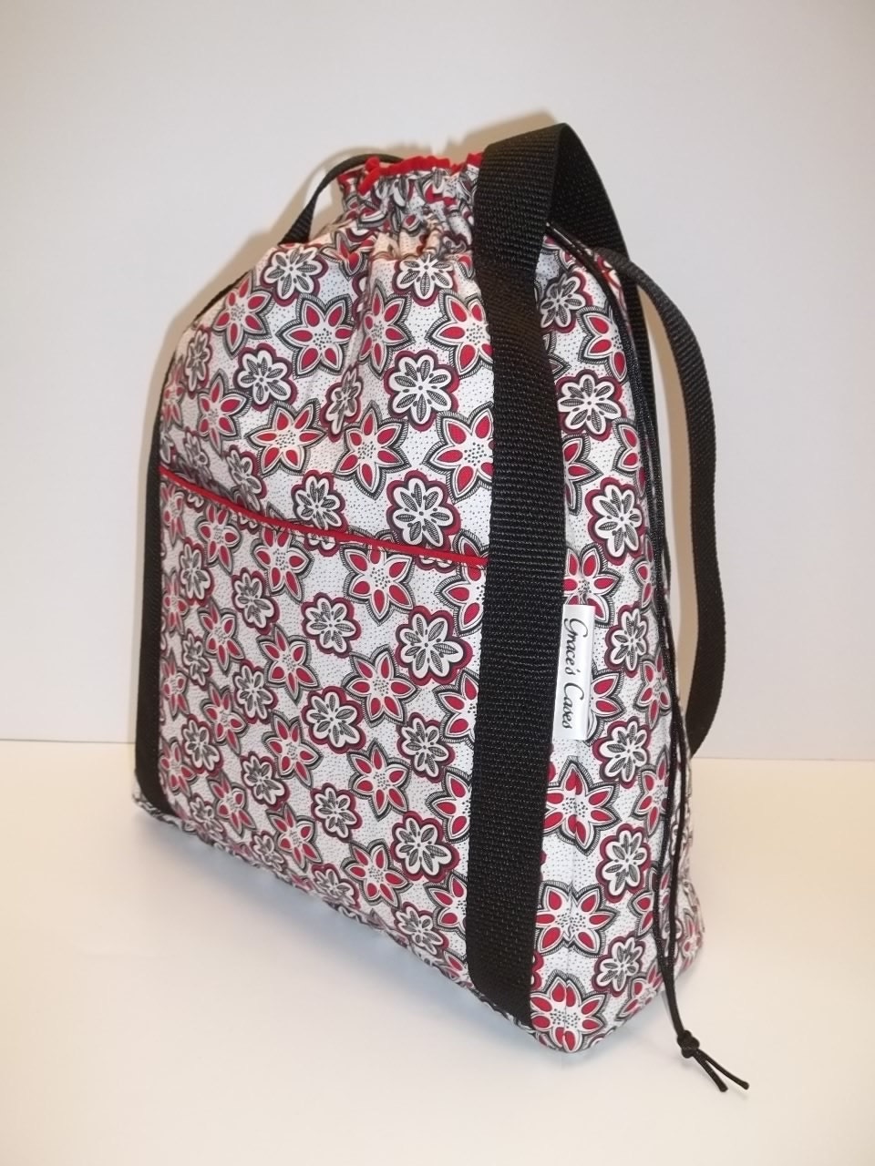 Drawstring Top Tote Bag Sewing Pattern - Pdfdownload - by Grace's Cases ...