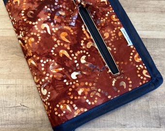 DPN or Crochet Hook Case in Rusty Batik
