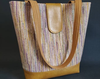 Handwoven Tote Bag in Reno Twighlight
