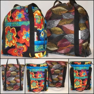 Drawstring Top Tote Bag Sewing Pattern - Pdfdownload - by Grace's Cases ...