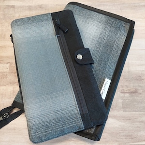 ペンドルトン ウール編み針ケース：交換可能な先端と円形オーガナイザー