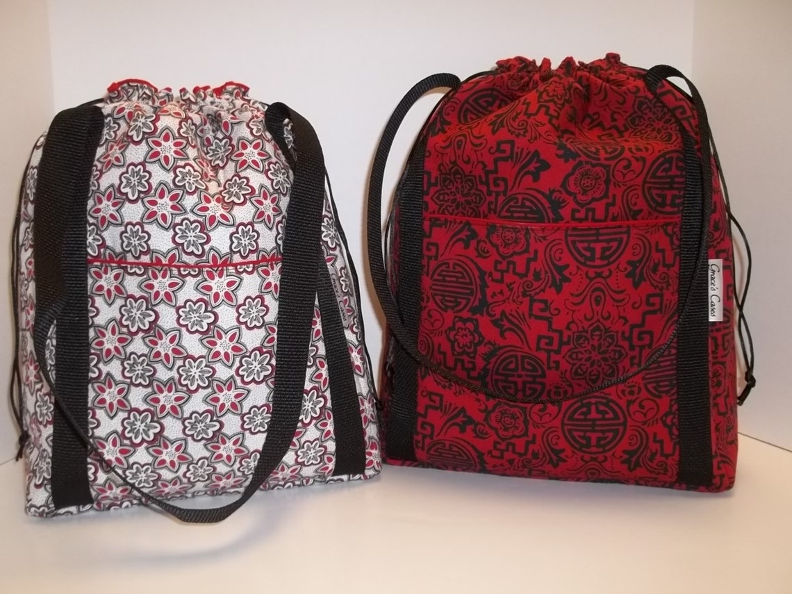 Drawstring Top Tote Bag Sewing Pattern Pdfdownload by - Etsy
